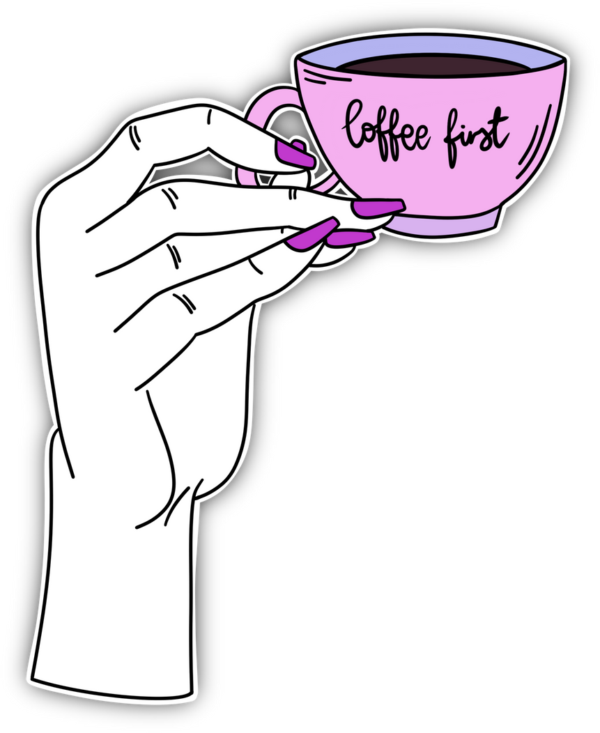 Hand Holding a Cup of Coffee